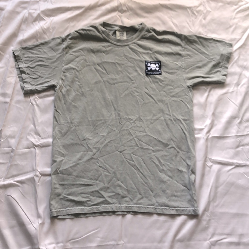 Death and Designer gray heavyweight graphic tee